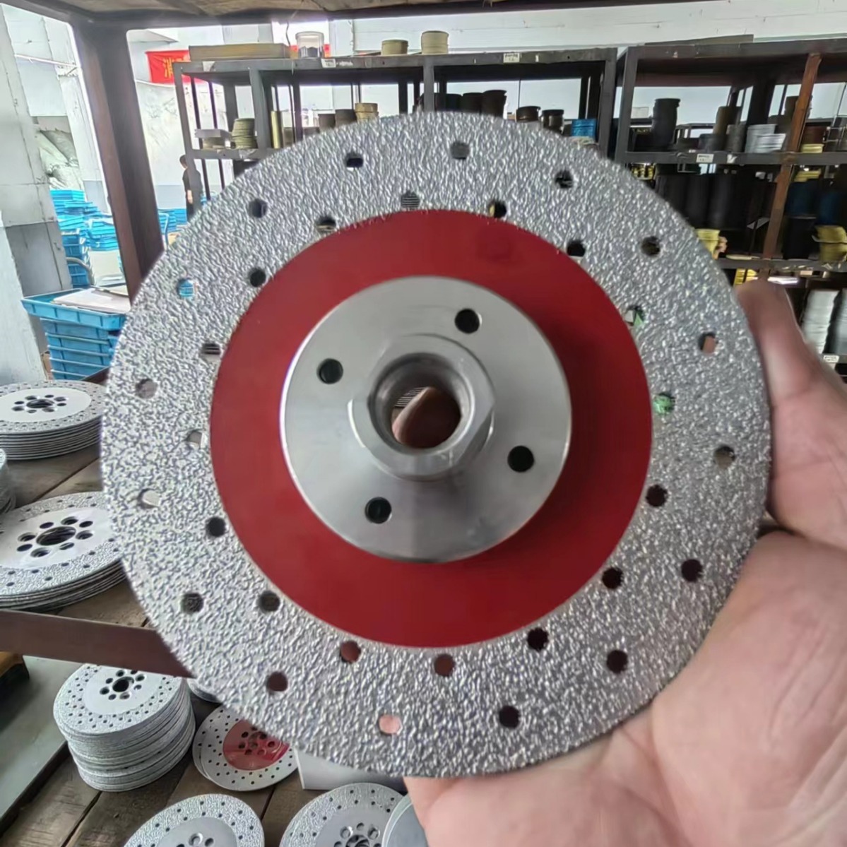 Main product image of Brazed Flat Grinding Disc, M14 Flange, for Stone Grinding