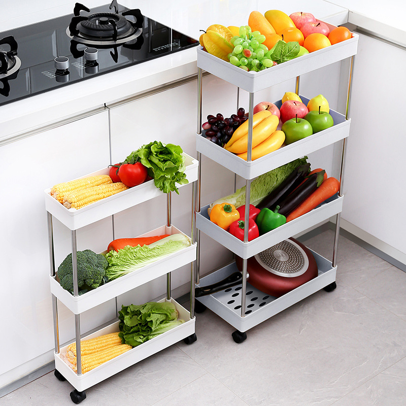 Main product image of Narrow Rolling Kitchen Side Gap Storage Rack Organizer