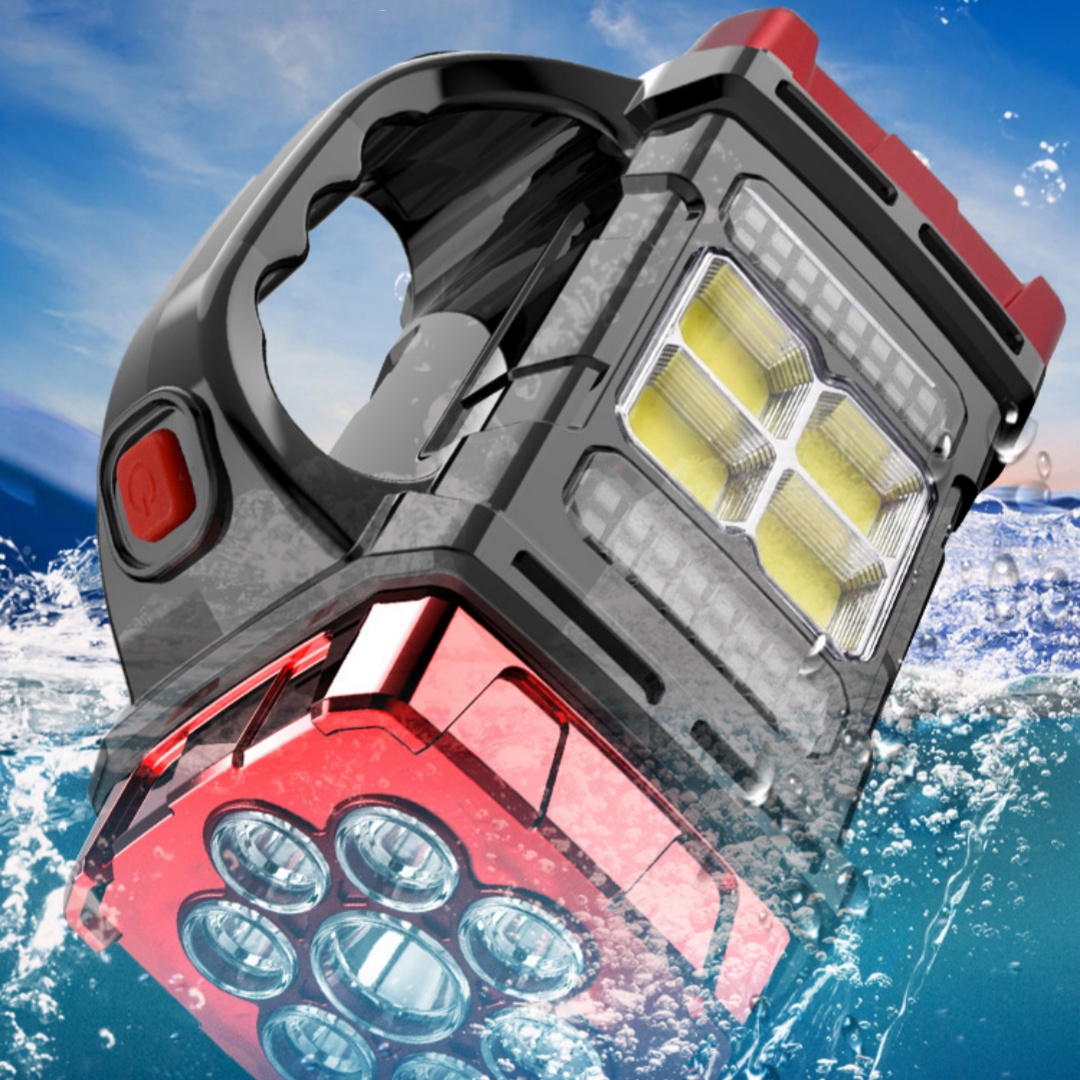 Main product image of Solar LED Outdoor Multifunction Flashlight with Power Bank