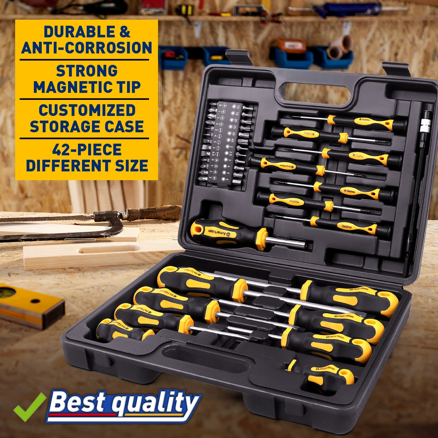 Main product image of Magnetic Screwdriver Set with Storage Box