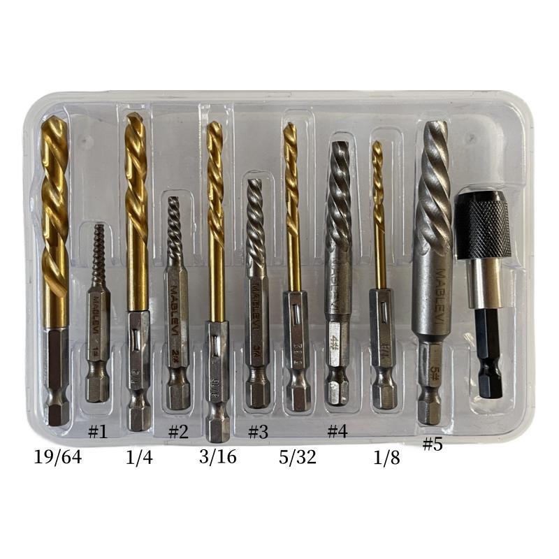 Main product image of Hex Shank Damaged Screw Extractor Set for Stripped Fasteners