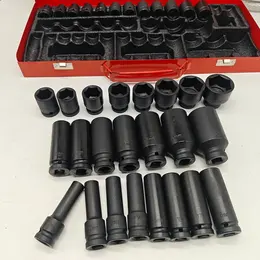 Product image of 35-Piece Heavy-Duty Deep Impact Socket Wrench Set