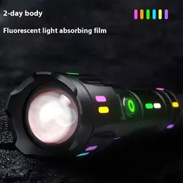 Product image of LED Flashlight with White and Multi-Color Light Modes