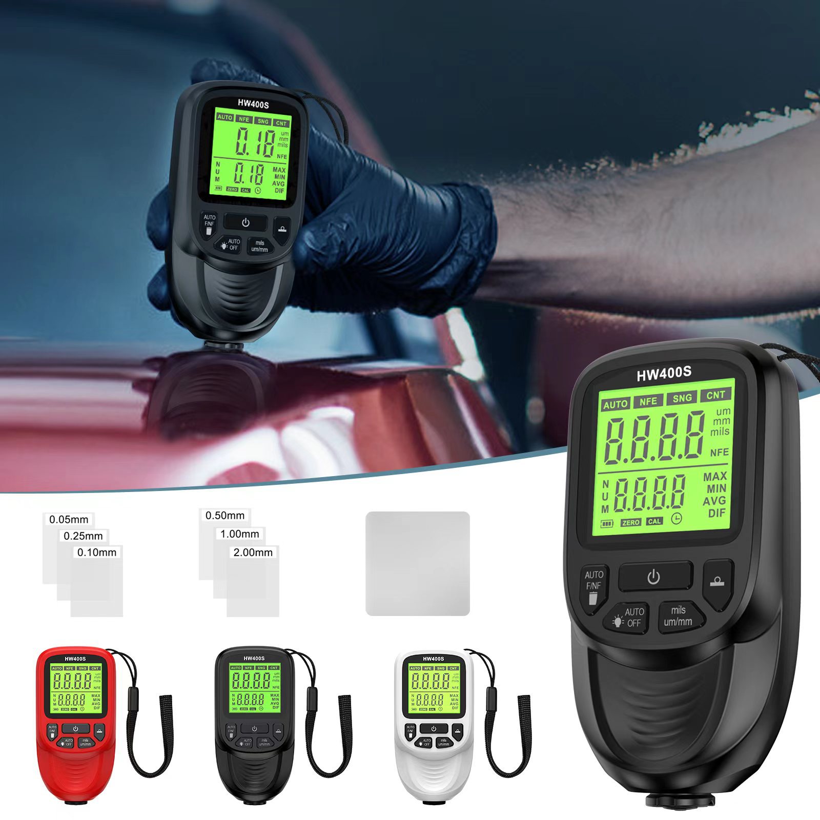 Main product image of Hw-400s Coating Thickness Gauge for Industrial Iron and Aluminum