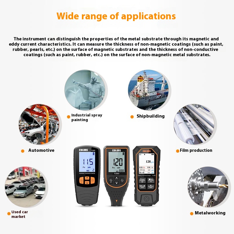 Main product image of Automotive Paint Film Thickness Gauge for Metal Surfaces