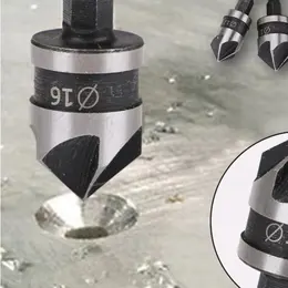 Product image of 12mm, 16mm, 19mm Three-Piece Woodworking Reaming Chamfering Drill Bit Set