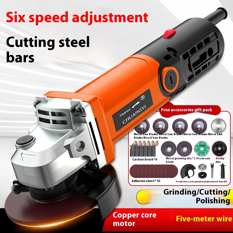 Main product image of AC Brushless Angle Grinder for Cutting, Grinding, and Polishing