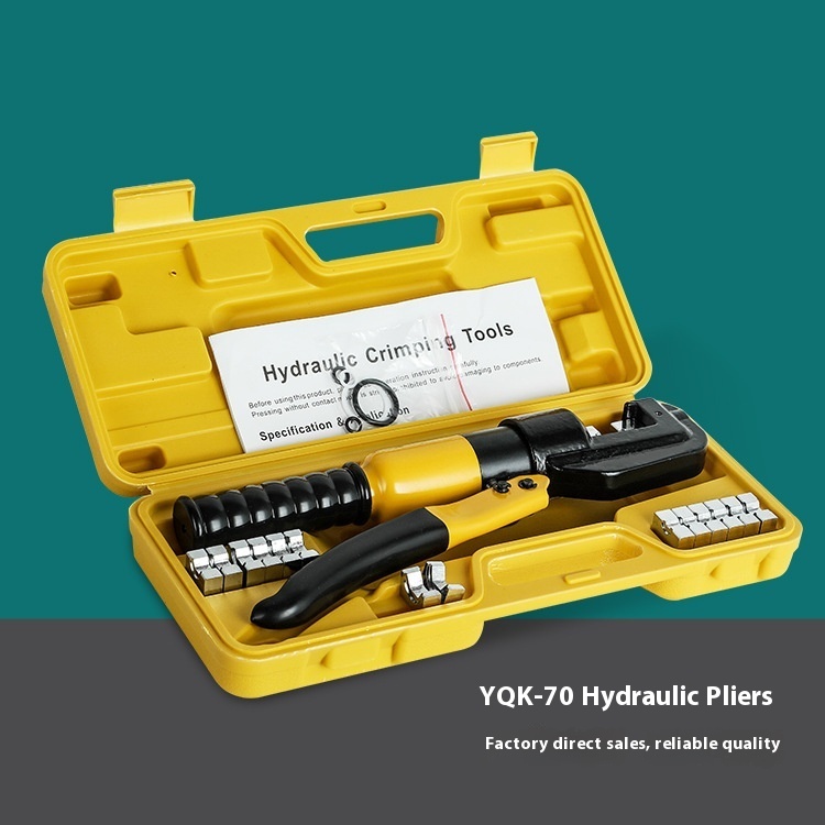Main product image of Manual Hydraulic Cable Crimper for Copper and Aluminum Wire