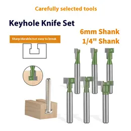 Product image of 6-piece Double Blade T-slot Milling Cutter Set