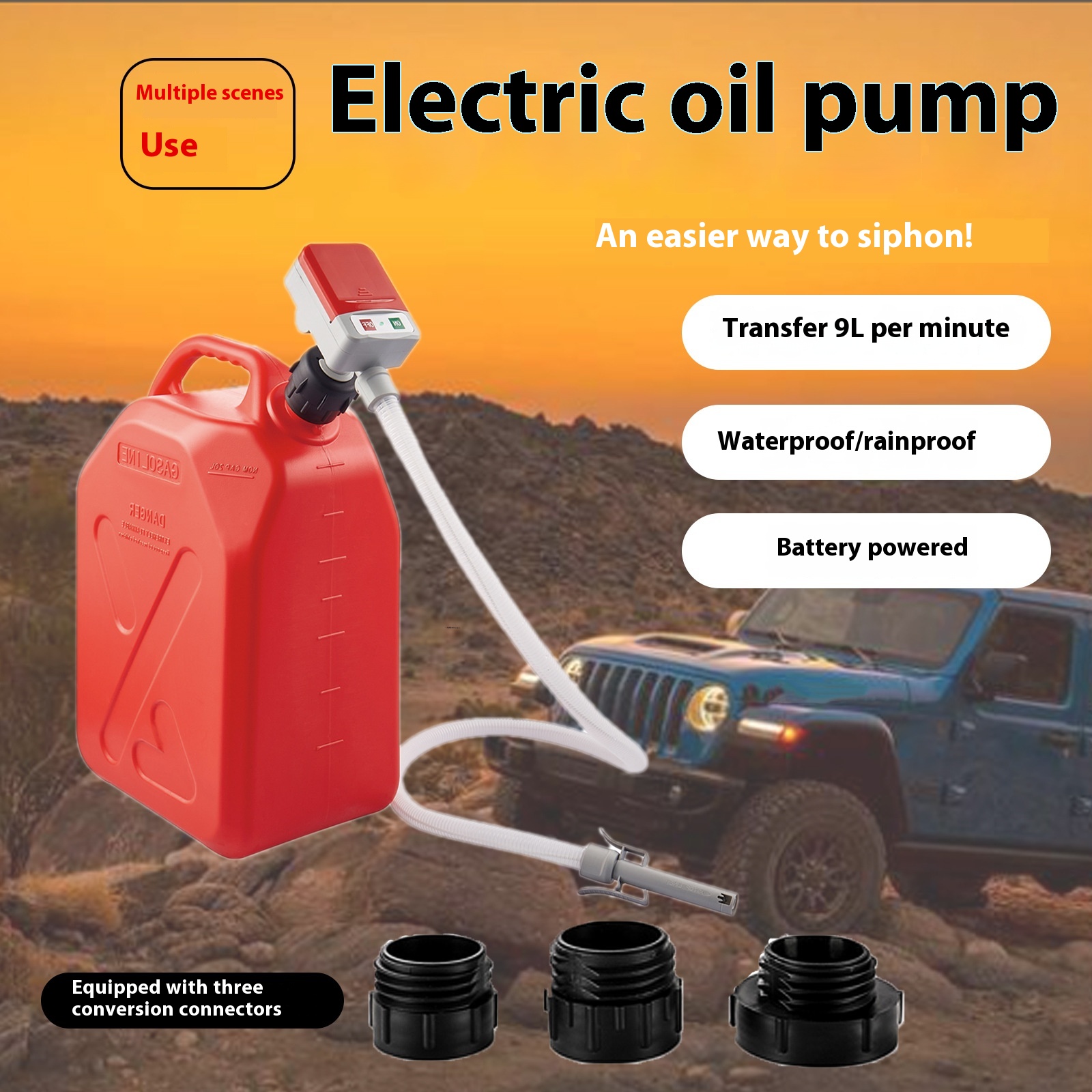 Main product image of Portable Battery-Powered Electric Fluid Extractor Pump