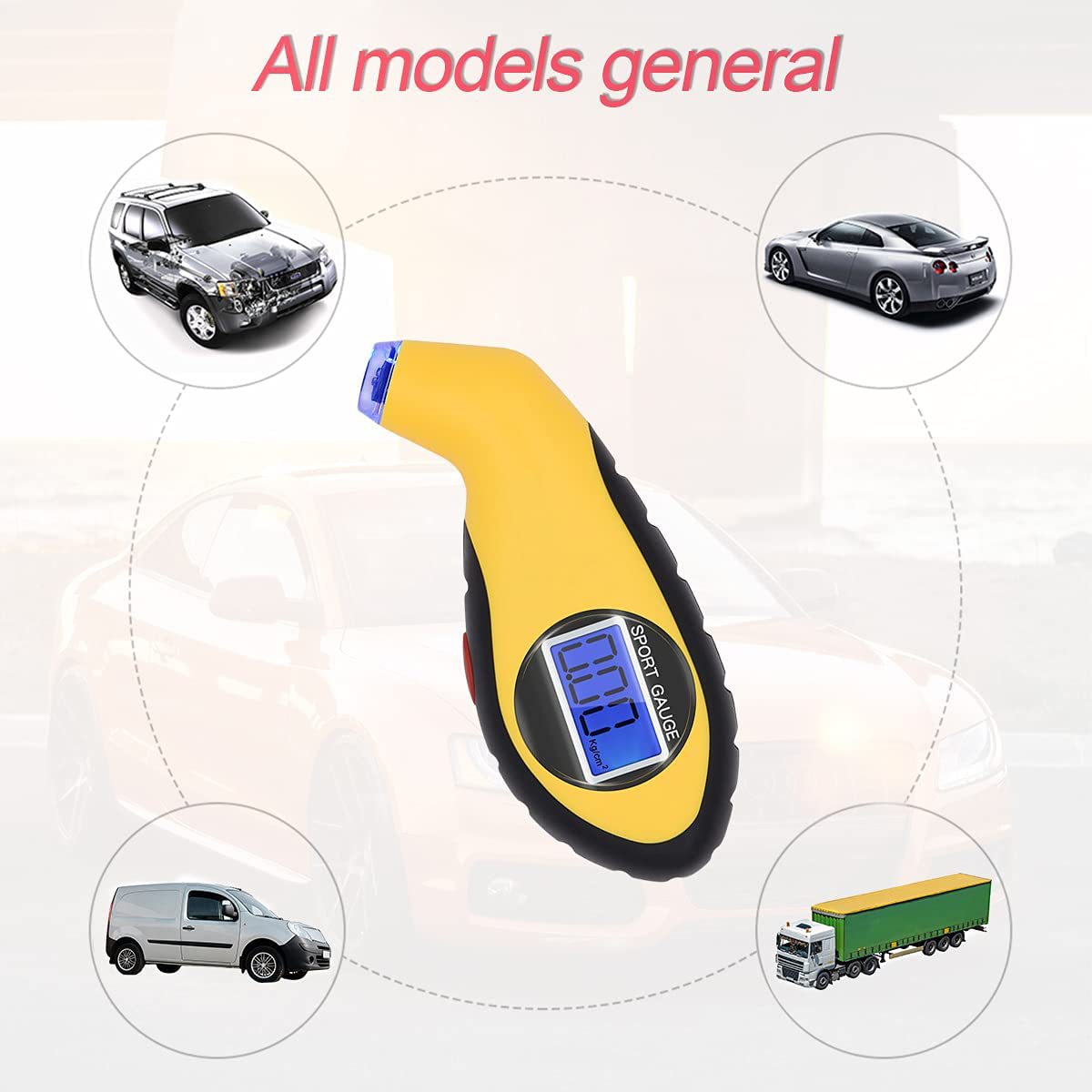 Main product image of Electronic Digital Display Tire Pressure Gauge