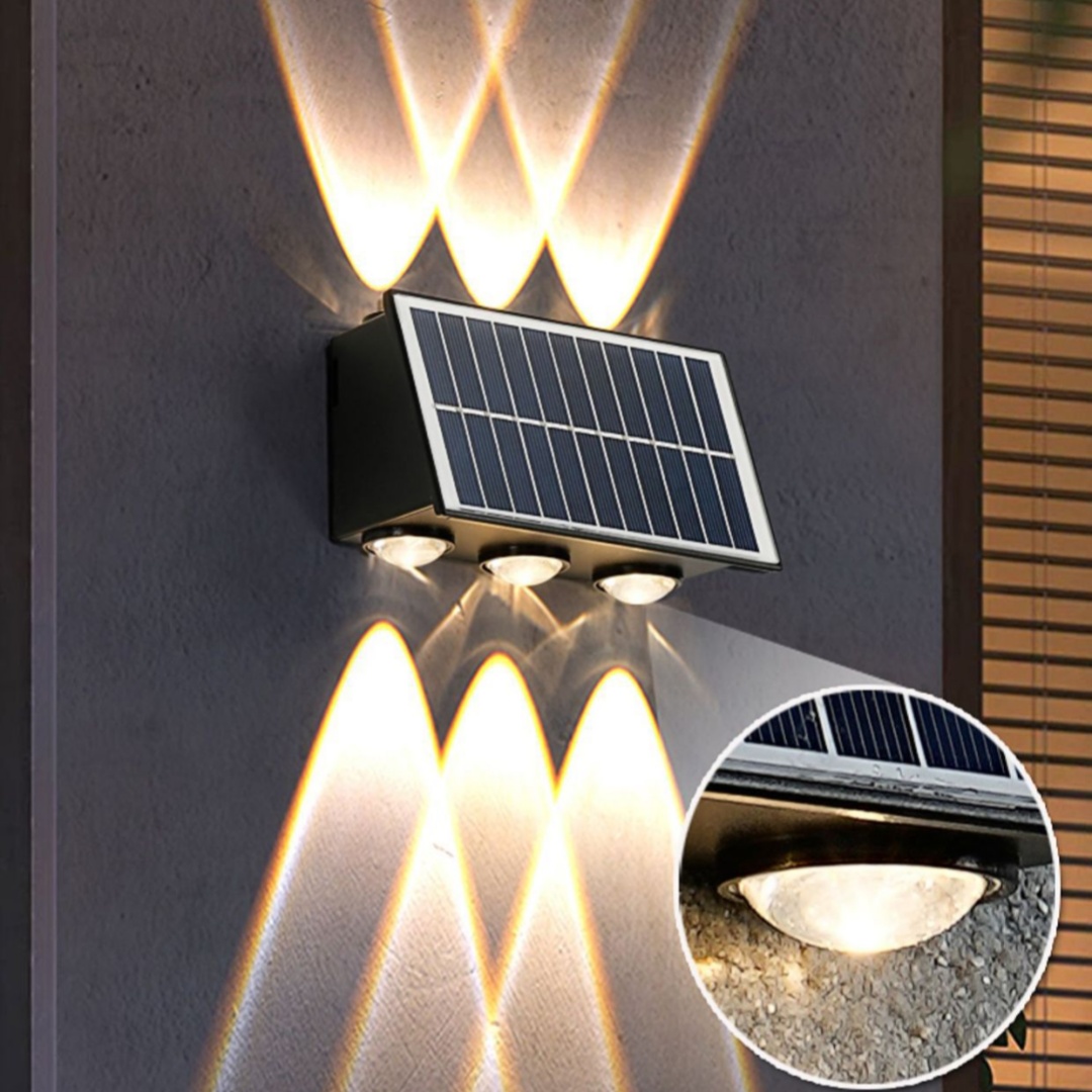 Main product image of Solar Powered Outdoor Up/Down Wall Light Fixture