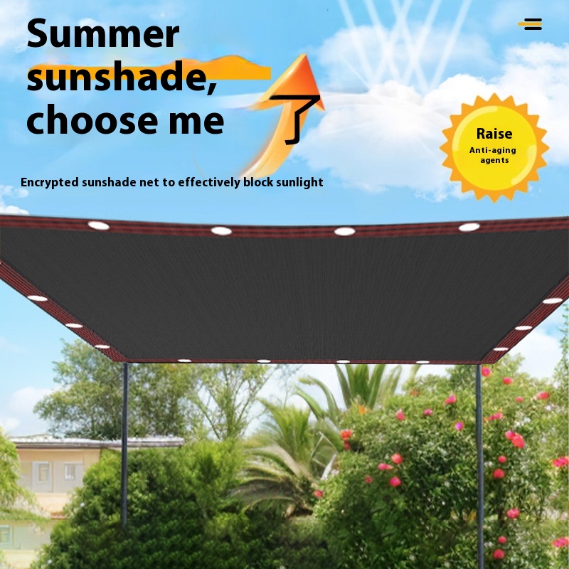 Main product image of Black Sunshade Net for Agricultural Greenhouse & Courtyard Use