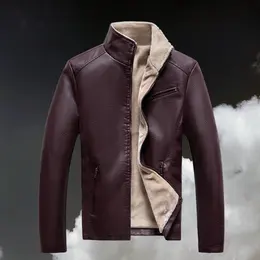 Product image of Men's Leather Motorcycle Jacket, Protective Riding Gear