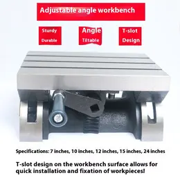 Product image of 15-inch Adjustable Angle Workbench for Workholding