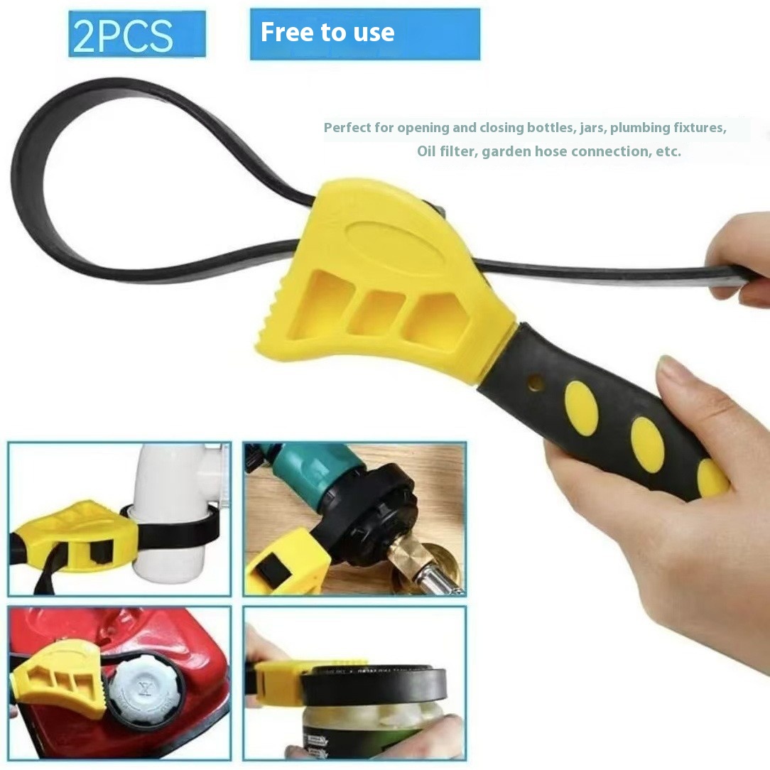 Main product image of 6-inch and 8-inch Adjustable Rubber Strap Wrench