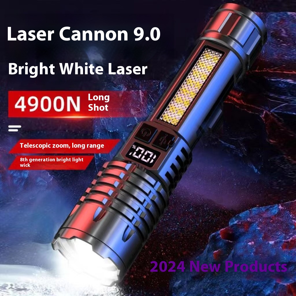 Main product image of Portable Rechargeable Zoom Flashlight, White Light Output