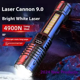 Product image of Portable Rechargeable Zoom Flashlight, White Light Output