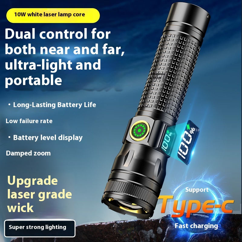 Main product image of Portable High-Output Flashlight with Extended Battery Life