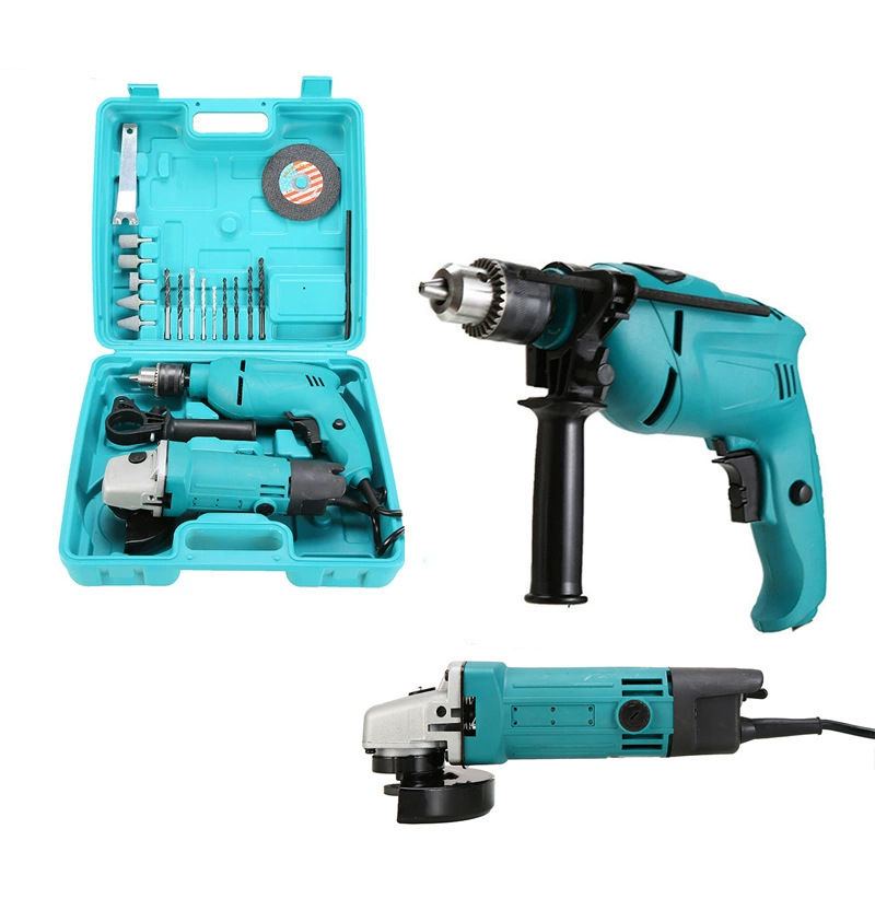 Main product image of Electric Impact Drill and Angle Grinder 2-Piece Set