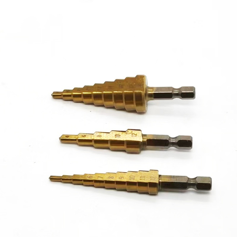 Main product image of Hexagonal Shank Step Drill Bit for Drilling and Enlarging Holes