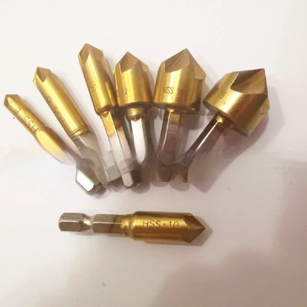Main product image of Titanium-plated Woodworking Drill Bit Set, 6-Piece