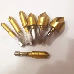 Product image of Titanium-plated Woodworking Drill Bit Set, 6-Piece