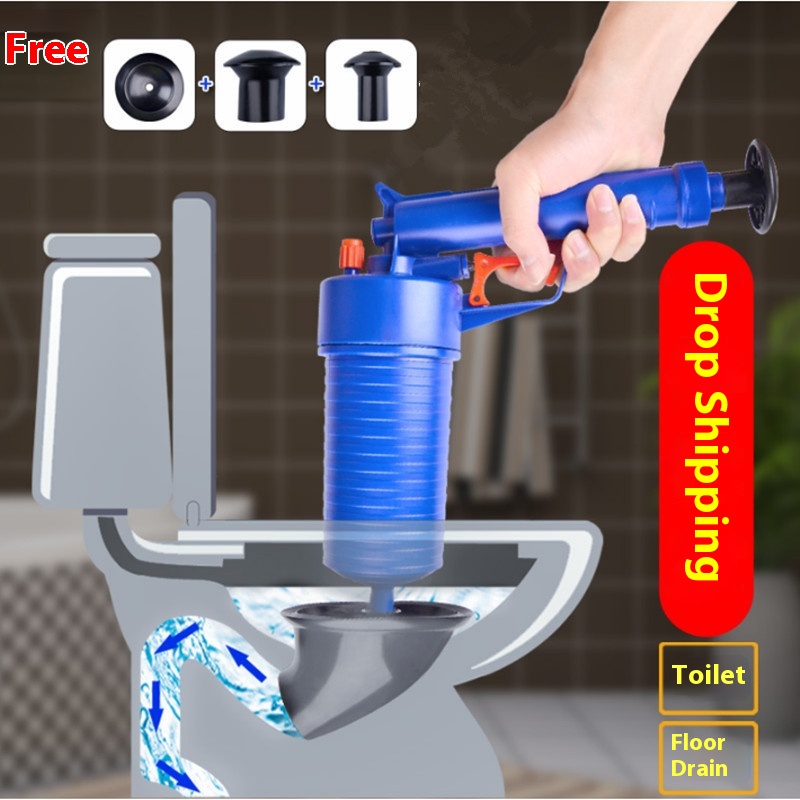 Main product image of Hand-Operated Plunger for Toilet and Kitchen Sink Drain Clearing