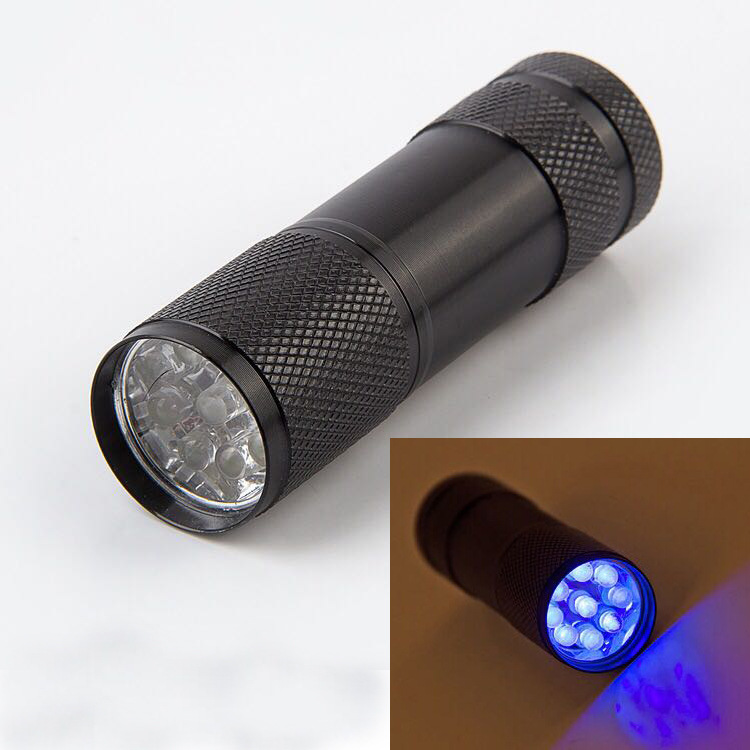 Main product image of Handheld Purple Light Detection LED Flashlight