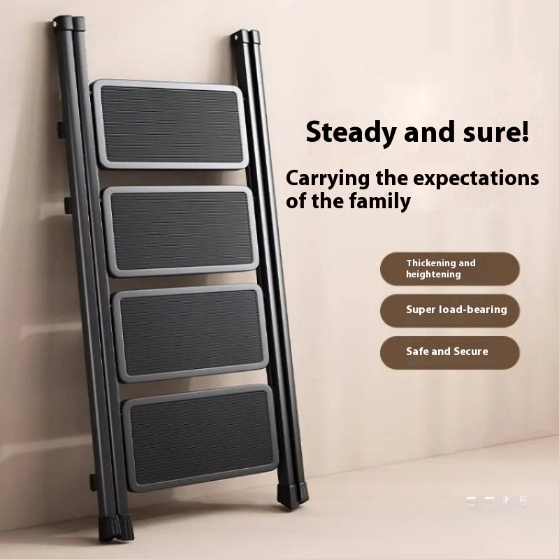 Main product image of Industrial Folding Telescopic Four-Step Ladder