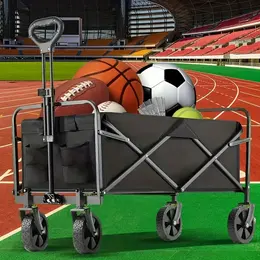 Product image of Folding Collapsible Outdoor Garden Utility Wagon Cart