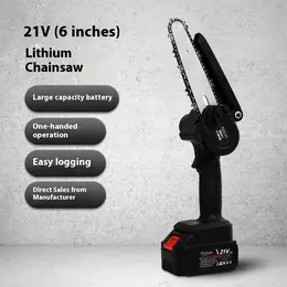 Product image of 4-inch One-Hand Cordless Chainsaw with Aluminum Housing