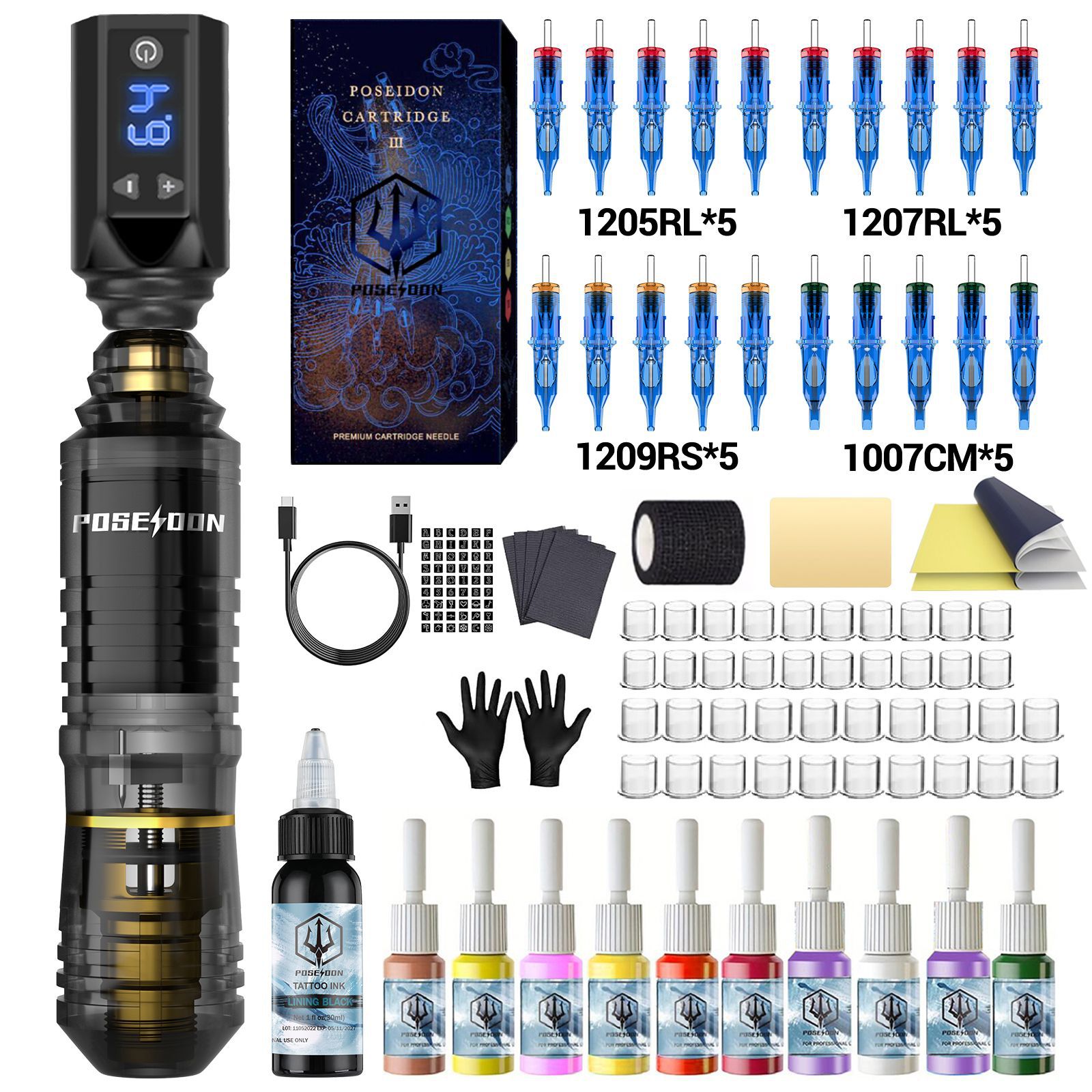 Main product image of Wireless All-in-One Tattoo Pen Machine Kit