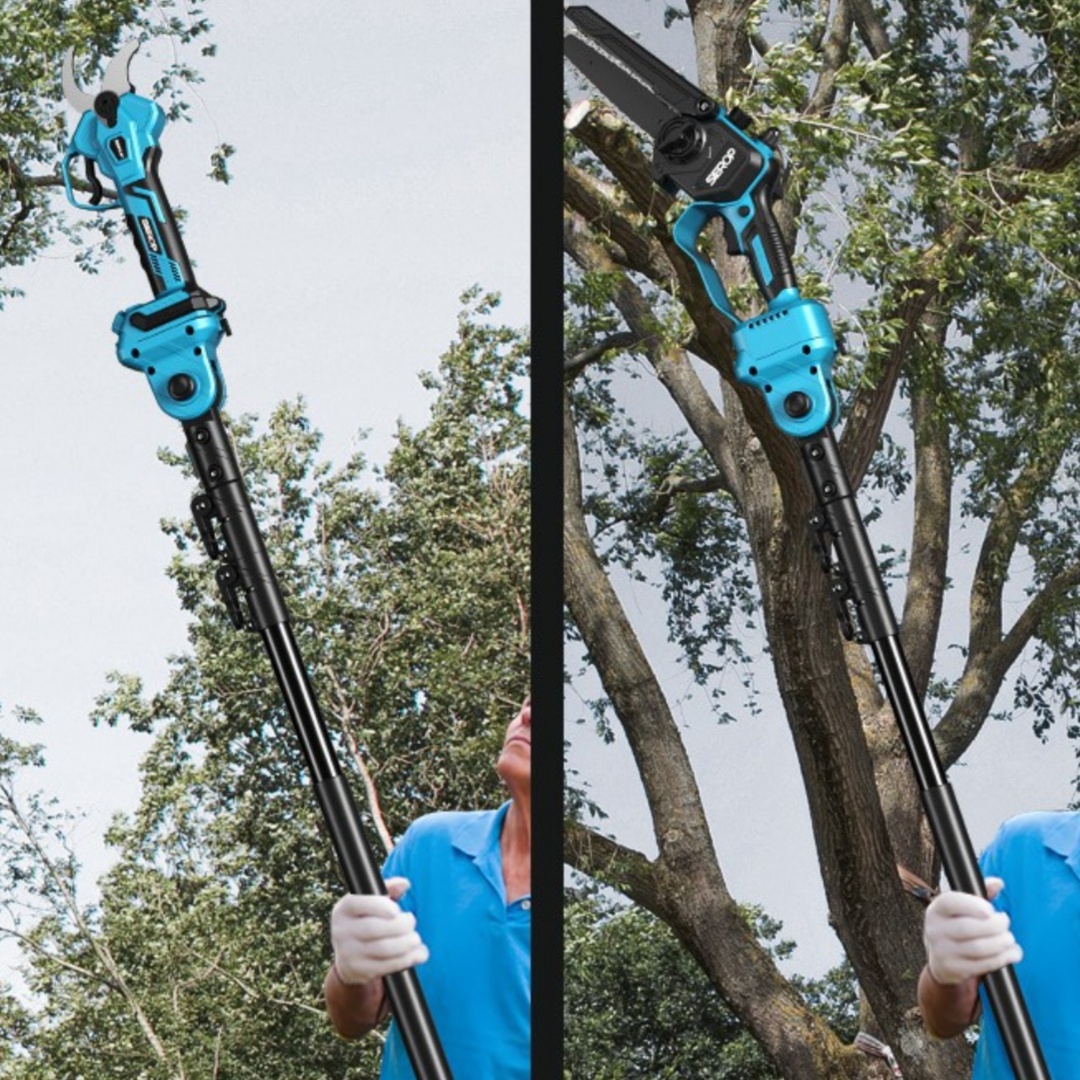 Main product image of Electric Pruning Shears, Extended Handle for Professional Use