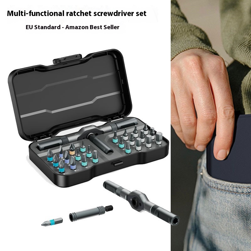 Main product image of 24-in-1 Ratchet Screwdriver Set with Multiple Bits