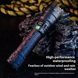 Product image of Outdoor LED Flashlight with Telescopic Zoom and Digital Display