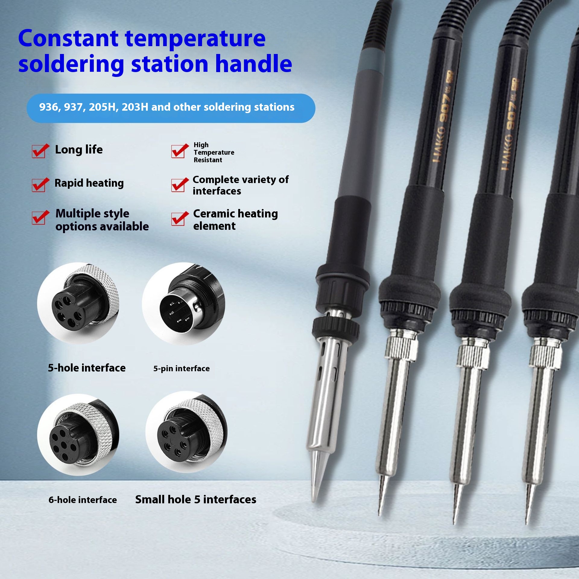 Main product image of 1322 1321-core Soldering Pencil Handle, 5-Pin, 5-Hole