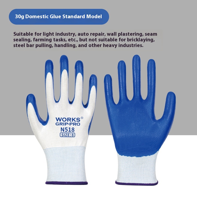 Main product image of Nitrile Dipped Work Gloves, Touch Screen, Wear-Resistant, Non-Slip