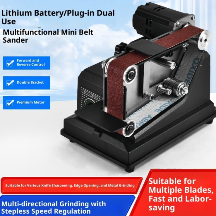 Main product image of Electric Belt Sander for Small-Scale Finishing Tasks