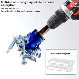 Product image of Hex Shank Screwdriver Bits with Magnetic Ring for Power Drills