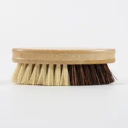 Product image of Oval Two-tone Bamboo Vegetable Scrub Brushes