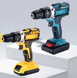 Product image of Cordless Lithium-Ion Electric Drill and Screwdriver Set
