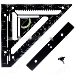 Product image of Aluminum Woodworking Ruler with Integrated Clamp Block