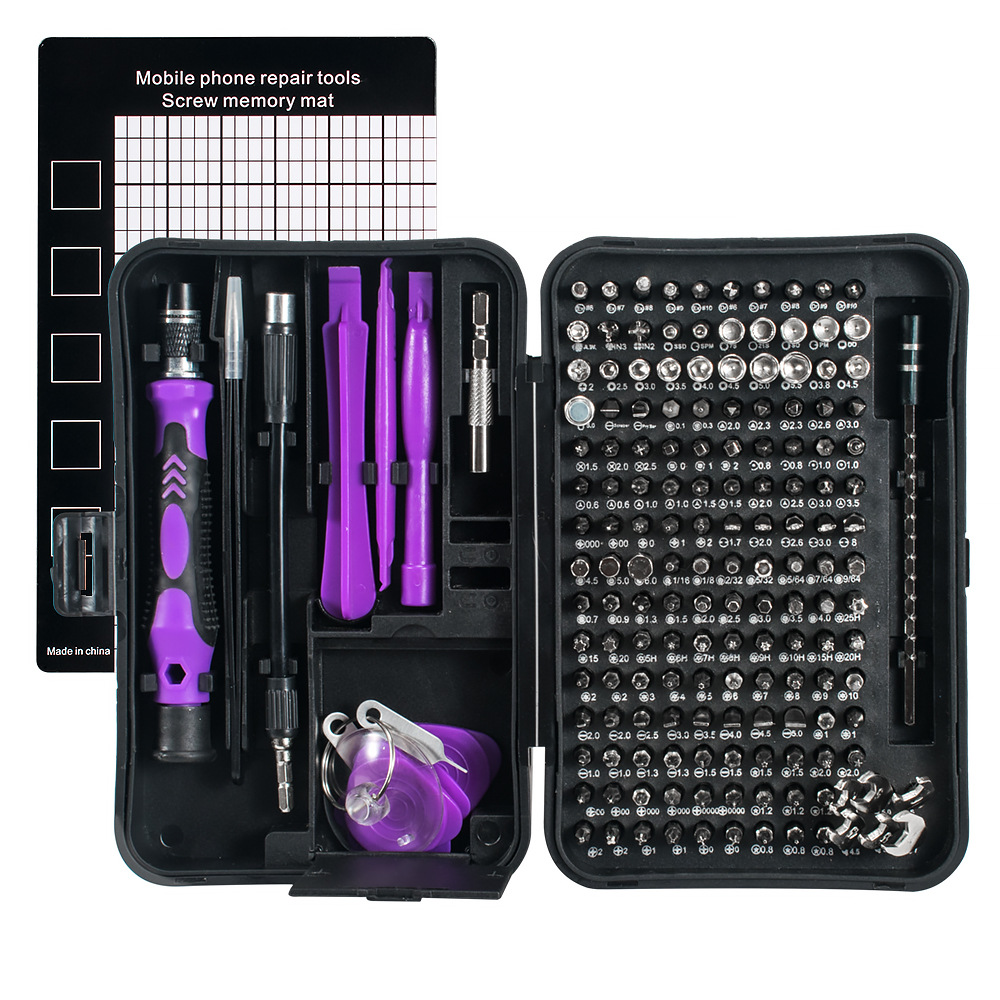 Main product image of 170-Piece CRV Steel Screwdriver and Bit Set for Electronics Repair