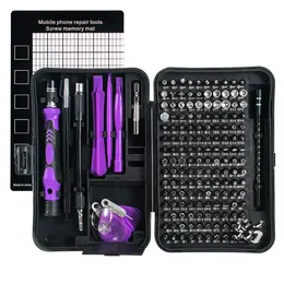Product image of 170-Piece CRV Steel Screwdriver and Bit Set for Electronics Repair