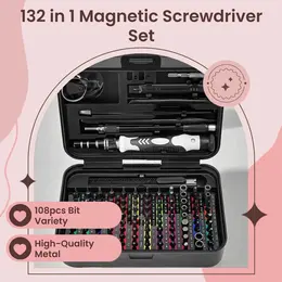 Product image of Magnetic Tip Precision Screwdriver Set for Electronics Repair