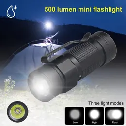 Product image of Portable Waterproof LED Flashlight with Integrated Clip