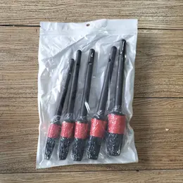 Product image of 5-Piece Car Wash Brush Set, Natural Bristle for Vehicle Cleaning