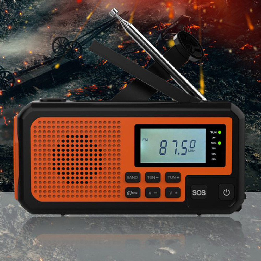Main product image of Solar-Powered Outdoor Flashlight with Integrated Power Bank