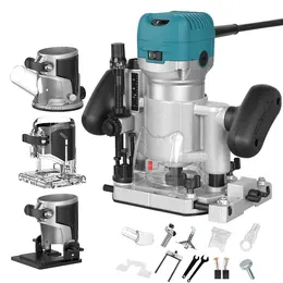 Product image of Electric Woodworking Router for Edge Trimming, Grooving, and Hollowing